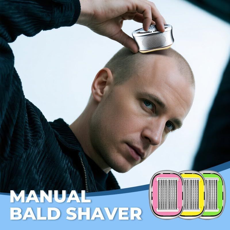 Manual Bald Head Shaving Tool