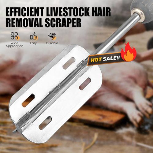Livestock Hair Removal Scraper