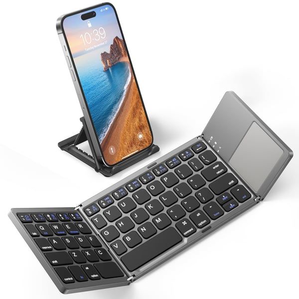 🔥49% OFF🔥Foldable Bluetooth Keyboard with Touchpad