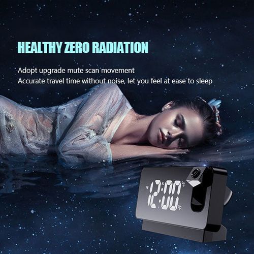Mirror projection alarm clock