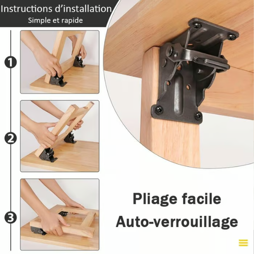 Heavy Duty Folding Table Leg Brackets