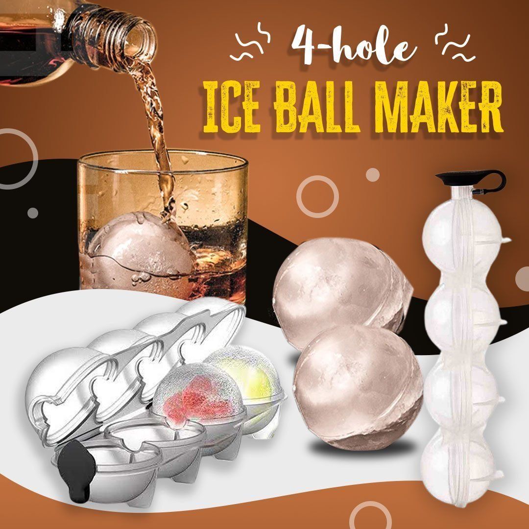 Buy 1 Get 2 !!! 4-Hole Ice Ball Maker