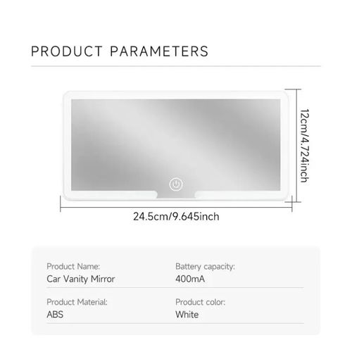 Car Sun Visor LED Mirror