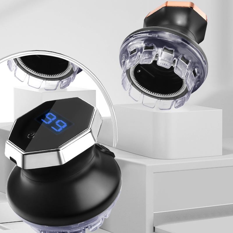 Circular Electric Hair Clipper with LED Display