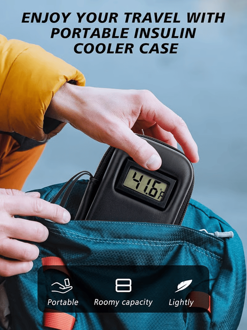 Cooler Travel Case with Temperature Display