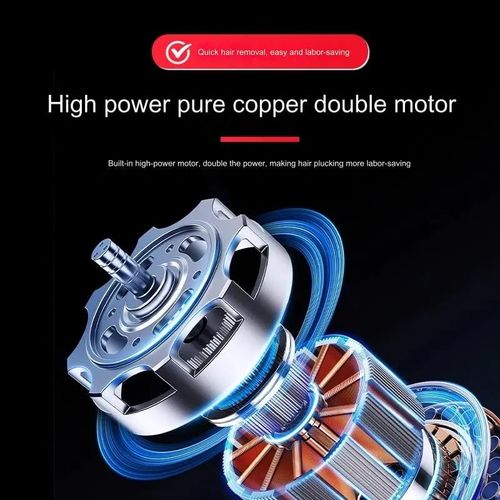 Electric device for fast hair removal for birds