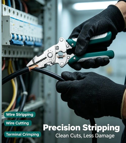 Non-slip Wire Stripping Pliers