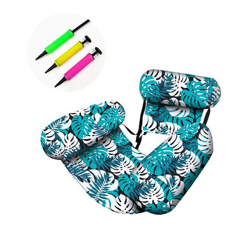 💎 -50% TROPICAL FLOATING CHAIR! 💎 Leaf Design, Pump Included & Ultra-Lightweight – Your Oasis on the Water