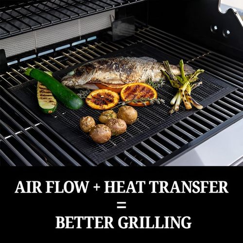 Grilling mesh mat