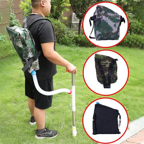 Multifunctional backpack for spreading fertilizer