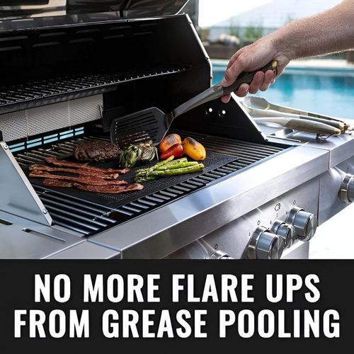 Grilling mesh mat