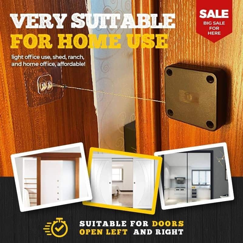 🔥BUY 1 GET 1 FREE 💕Automatic Pull Cord Door Closer
