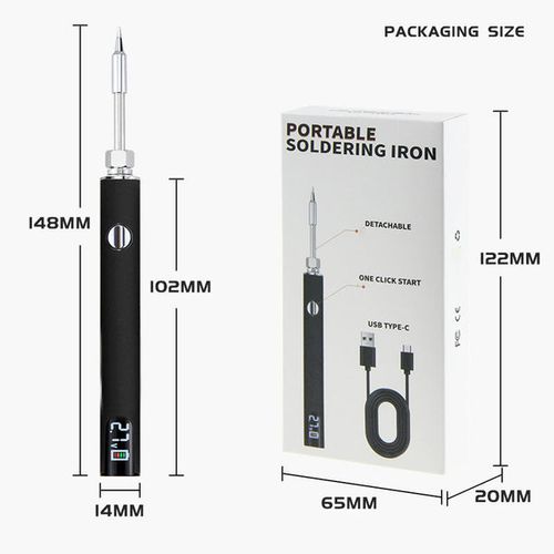 Portable Digital Display Soldering Iron Kit