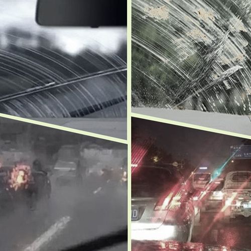 Car Oil Film Remover Brush