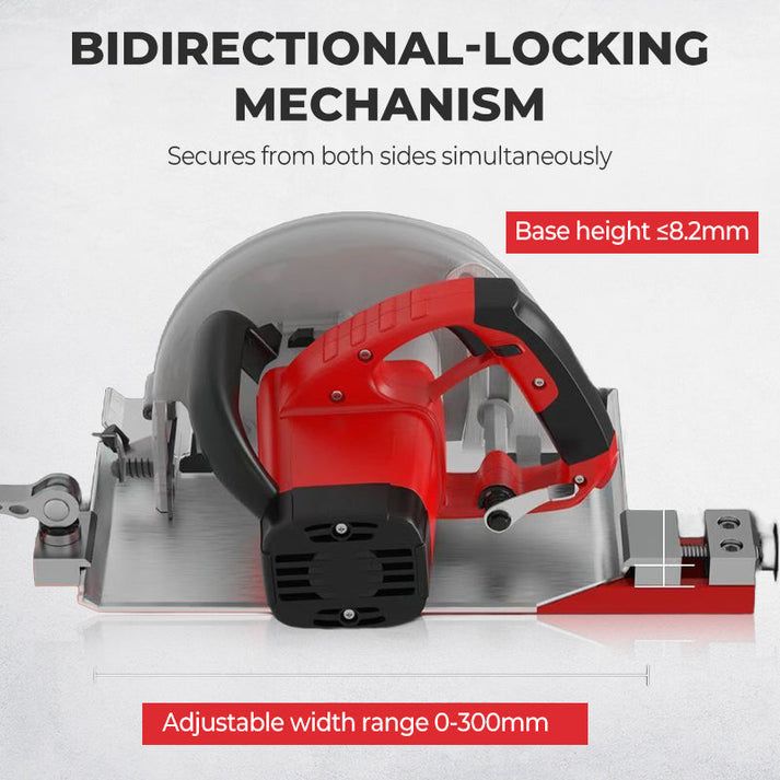 Bidirectional locking & adjustable cutting positioner 🔒🎯💪