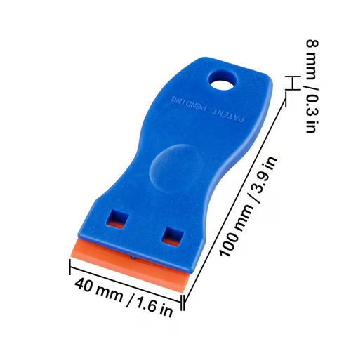 Book Sticker Remover, Plastic Razor Blade Scraper