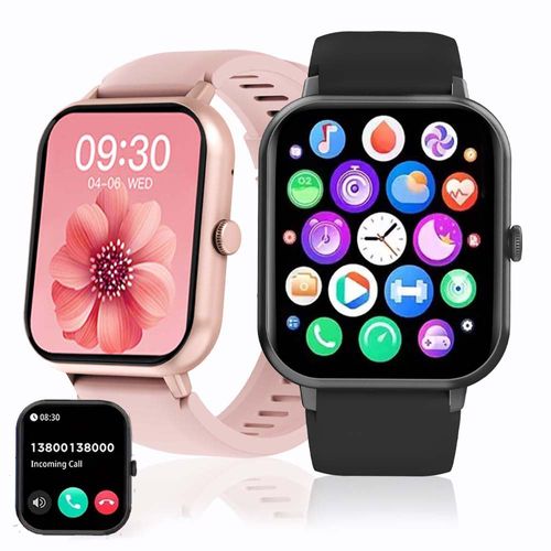 SENBONO ZL54CJ Square Smart Watch Female BT Call Heart Rate Sports Mode Fitness Tracker Waterproof Smart Watch Male IOS Android