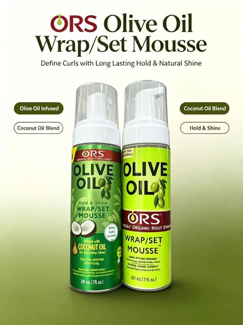 Olive Oil and Coconut Foam Mousse Hair wax Long-Lasting Volumising Styling Mousse Direct dispatch from stock Tanzania Free delivery