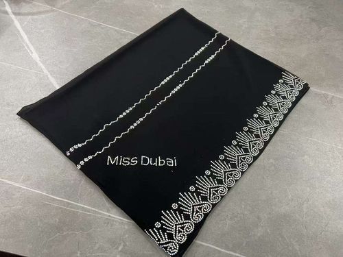 In Stock Scalloped Edge Rhinestone Chiffon African Head Wrap, High Quality Product From China, Direct Shipping To Isolo