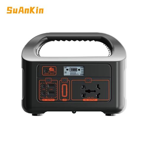 CE Certified 150W Portable Solar Generator Lead-Acid Battery, Modified Sine Wave Mobile Power Bank AC Power Supply