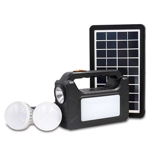 Mini Portable Solar Lighting FM Radio LED with Stepless Dimming for Home Use