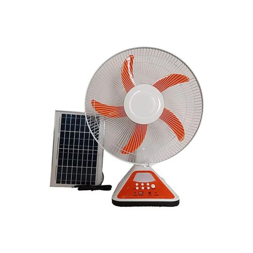 Rechargeable Solar Fan With Solar Panel for Multiple Purposes Rechargeable Solar Fan