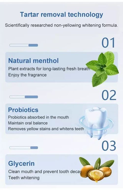 3PCS Stain Removing Probiotic Toothpaste