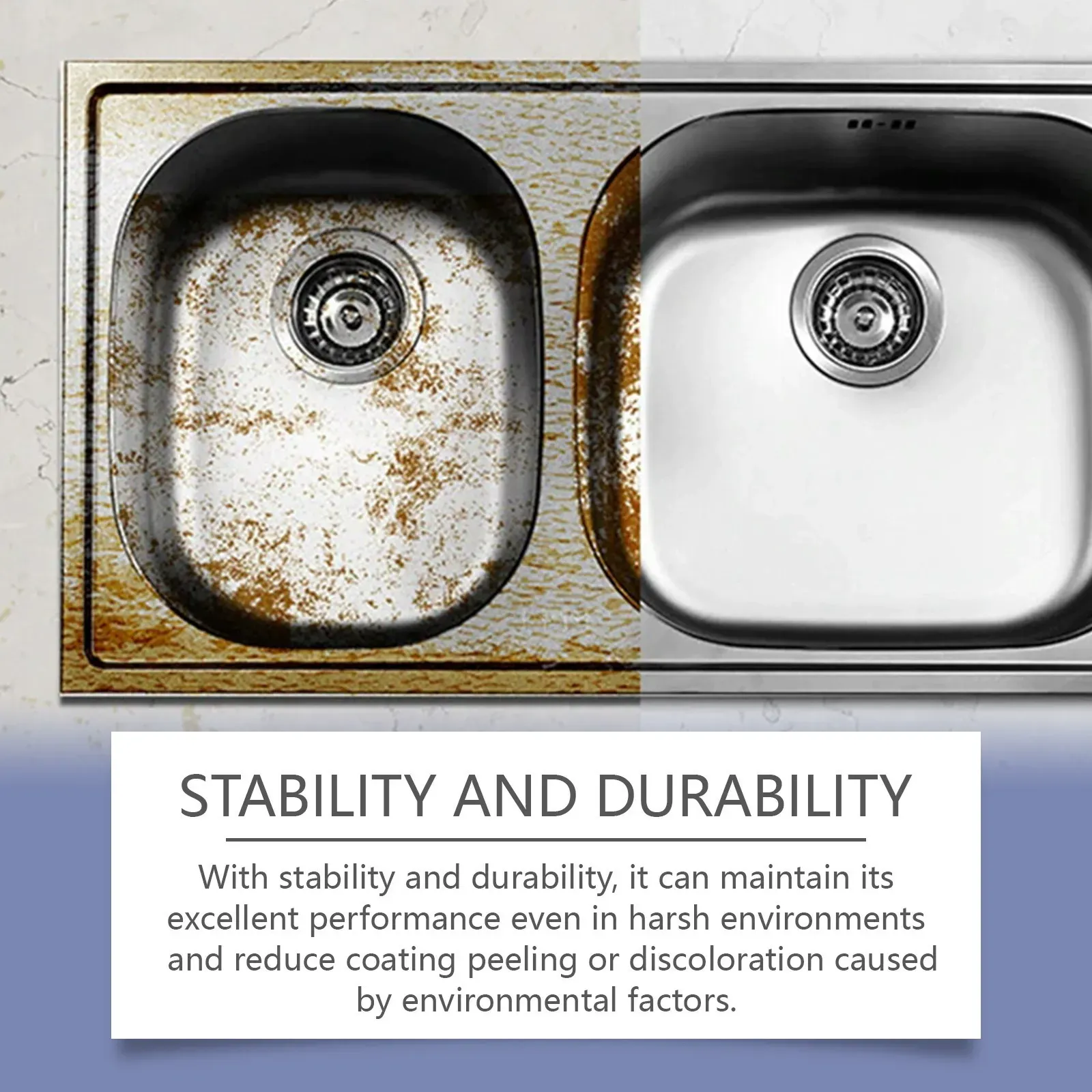 sjd portable and harmless Stainless steel kitchen rust removal spray safe and practical efficient rust removal cleaner