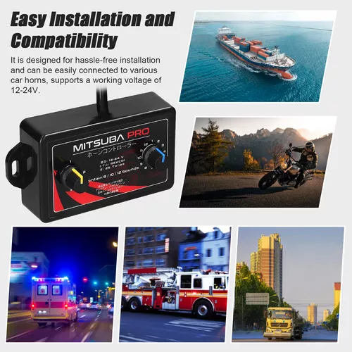 12-24V Car Horn Controller, 25 Tones