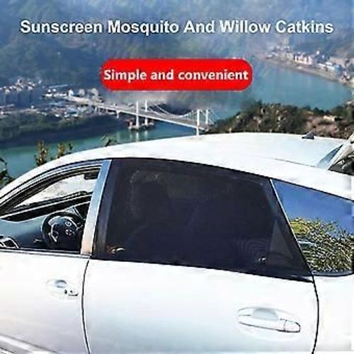 Car Front Rear Side Window Sunshade Visor Shade Mesh Insulation Anti-mosquito UV Screen Protector Curtain Styling