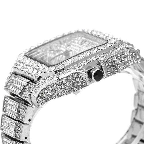 sjd🔥Luxury Diamond Trend Watch | Luxurious Rhinestone Unisex Bracelet Watch — 2026 New Model