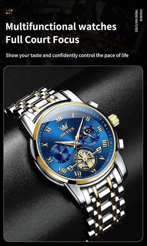 ✨2026 New Model OLEVS Watch 2859 Luxury Business Chronograph