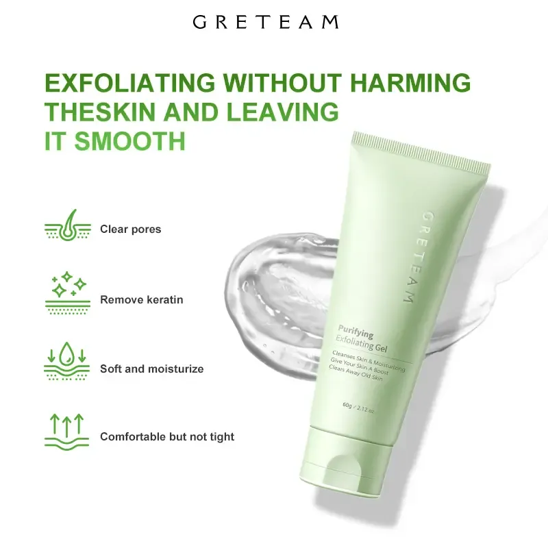 GreTeam ,Exfoliating gel 60g,Removing aged keratin from the epidermis, making the skin tender and moisturized