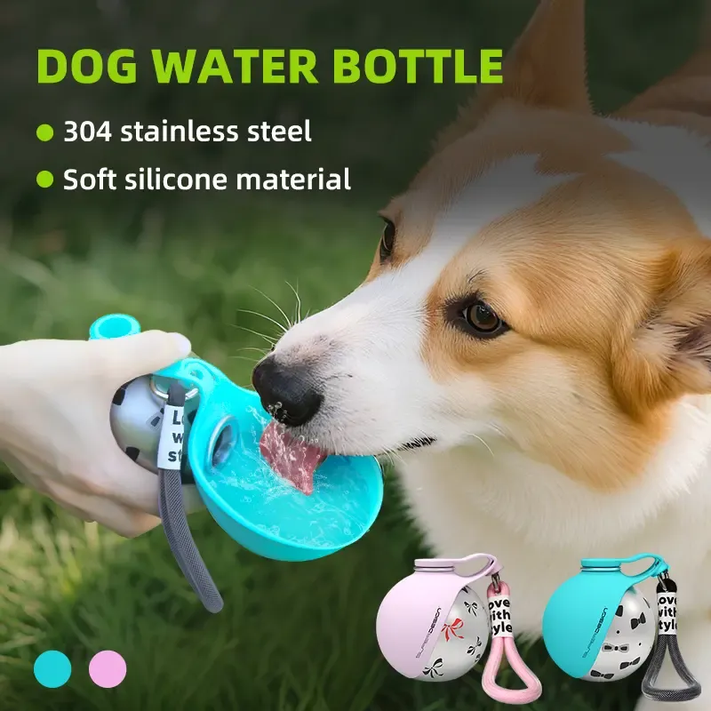 Spherical Pet Water Bottle, On-the-Go Hydration.