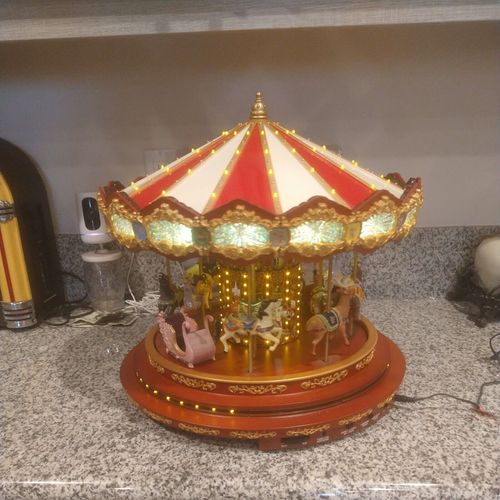 Mr Christmas Gold Label Diamond Jubilee Carousel - Working with Box