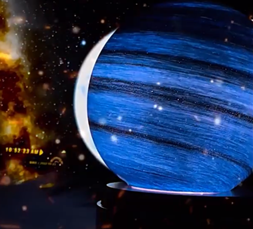 Wandering Star Sky Galaxy Moon Crystal ball Music Box Music box