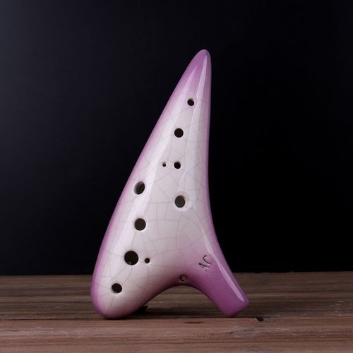 Eidolove 12-Hole Gradient Purple Ocarina: Masterful Sound, Elegant Design