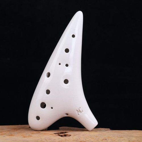 Eidolove AC Tone White Crackle Ocarina: Unique Beauty, All-Inclusive Starter Kit
