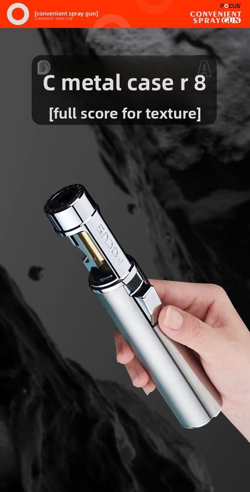 Hot-Selling Portable High-Power Welding Torch Blue Flame Refillable Windproof Hand Metal Butane Torch Lighter for Camping （No gas)