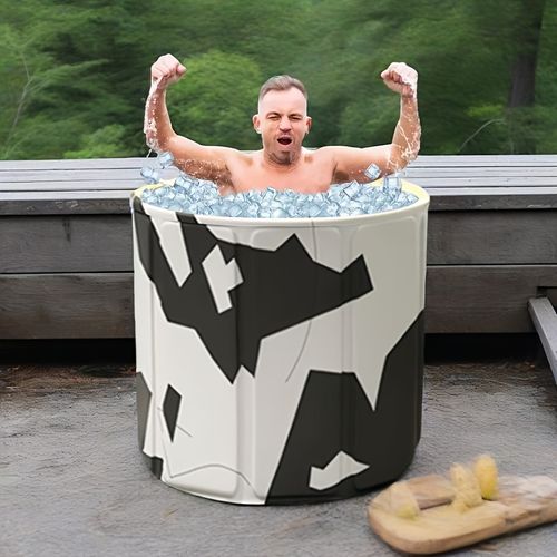 Foldable soaking bathtub for adults keep temperature