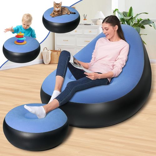 Inflatable Chair for Adults, Portable Foldable Couch
