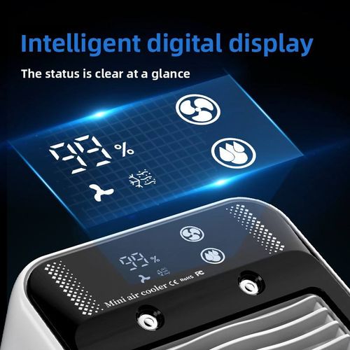 Mist Fan with Water Cooling for Desktop and Dormitory Use Rechargeable