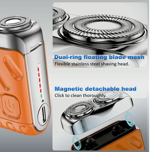 Mini Rechargeable Pocket-Sized Electric Shaver