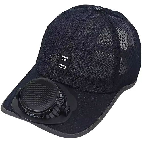 Solar-Powered Fan Hat
