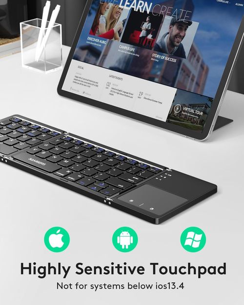 Foldable Bluetooth Wireless Keyboard