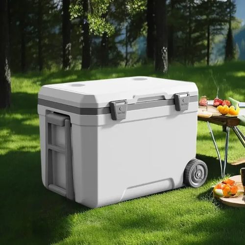 ⚡Outdoor cart with wheels and insulated box🛒