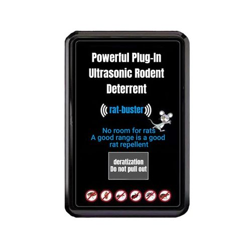 🚫🐭Powerful Plug-In Ultrasonic Rodent Deterrent