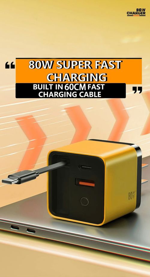 ⚡3 in 1 Charger Retractable 80W MAX Fast📱