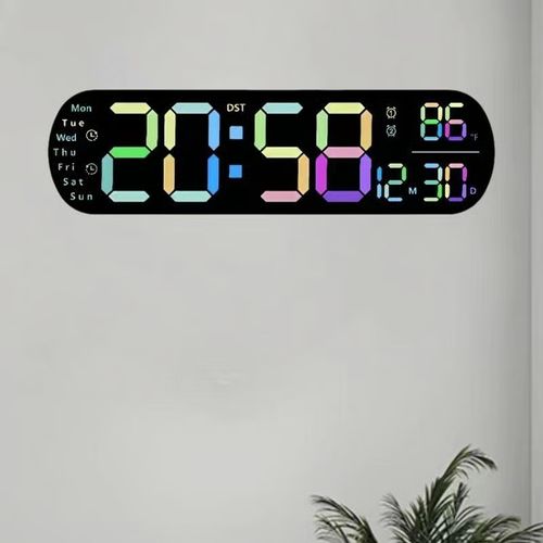🕰️Multi Functional Led Display Clock🌈