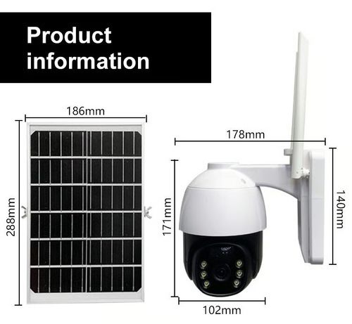 🎥Smart Wireless Solar Surveillance Camera